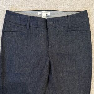 Banana Republic  Logan Fit stretch wool dark grey lined pants 2